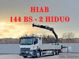 MERCEDES-BENZ ANTOS 2543* HIAB 144 BS - 2 HIDUO /FUNK