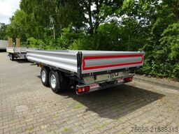 Möslein TTD11 weiß neuer Tandem 3- Seitenkipper Tieflader-- Neufahrzeug --