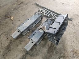 JOST Alimunium steunpoten 80 cm-max 144 cm