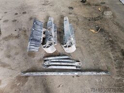 JOST Alimunium steunpoten 80 cm-max 144 cm