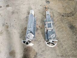 JOST Alimunium steunpoten 80 cm-max 144 cm