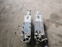 JOST Alimunium steunpoten 80 cm-max 144 cm