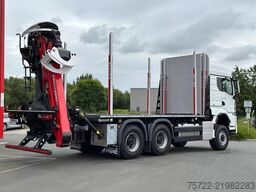 MAN TGS 33.520 6x6 BL Kurzholz Plattform Epsilon Kran