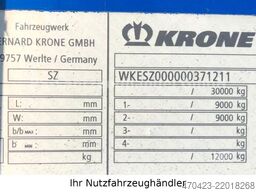 KRONE SDP 27 *Dachenteisungssystem* 2 Achsen