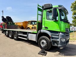 Piattaforma di carico Mercedes-Benz AROCS 3240 8x4 TRIDEM PRITSCHE + KRAN HIAB 211 ...