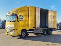 DAF XF 510 SpaceCab 6x2 - Box with side doors - Loa...