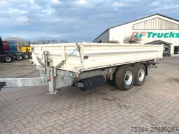 FLIEGL 3-Seiten Tandemkippanhänger / Alu-Rampen/13,5 t