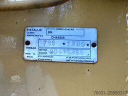 FIAT Allis FG85 ARTICULATED GRADER Ripper + Front bla