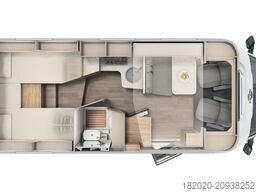 CARADO T 338 EDITION25 (37) Hubbett, Fußbodenheizung