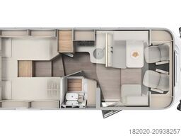 CARADO T 328 pro+ AUTOMATIK,HUBBETT,5.SITZ, MJ26