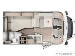 CARADO T 135 Pro+ AUTOMATIK, HUBBETT, NAVI, RFK