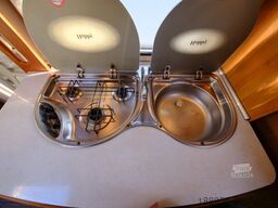 HOBBY Siesta T 600 GFLC/Festbett/Garage/Klima/Markise