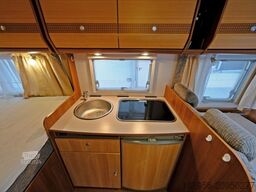 CARADO T 345/Festbett/Standklima/Markise/Solaranlage