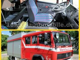 MERCEDES-BENZ 1124 F Feuerwehr LF 16/16 Pumpe Tank Haspel
