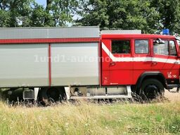 MERCEDES-BENZ 1124 F Feuerwehr LF 16/16 Pumpe Tank Haspel
