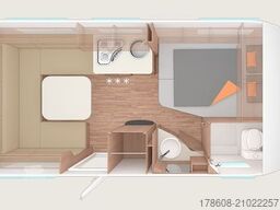 WEINSBERG CaraOne 450 FU, 1,5to, Glattblech, ab 221¤ monat