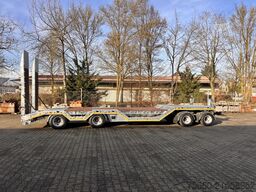 Möslein T 4 VB H1 R  neuer 4 Achs Tieflader + Radmulden