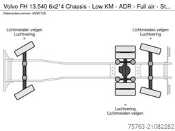 Volvo FH 13.540 6x2*4 Chassis - Low KM - ADR - Full a...
