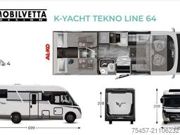 MOBILVETTA K-Yacht 64 Tekno Line 2026 - 2 Lithium 200 Solar