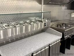 6 m Grillwagen GASANLAGE  DOPPELGRILL