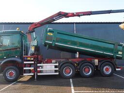 Mercedes-Benz AROCS 3542 8X4 2 SIDE TIPPER WITH HMF Z 1943 CR...