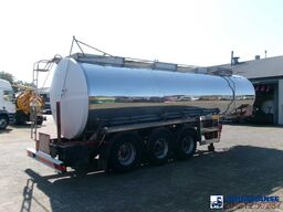 Crane Fruehauf Chemical ACID tank inox 30 m3 / 1 comp