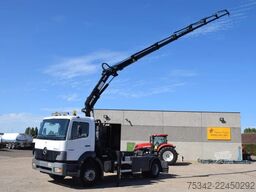 Mercedes-Benz Atego 1823 +Hooklift + MKG crane - 6x hydraulic