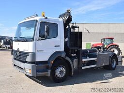 Mercedes-Benz Atego 1823 +Hooklift + MKG crane - 6x hydraulic