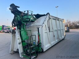 CONTAINER SCARRABILE USATO CON TETTO E GRU