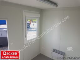 Decker Containerbau Kombicontainer auf ABR,20 ft halb Büro