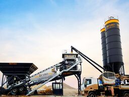 FABO mobile concrete mixing plants 120 m³/h Mobile Concrete Mixing Plant