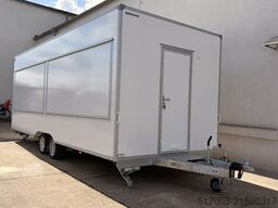 Imbisswagen| Foodtruck, 6,2m Imbissanhänger,