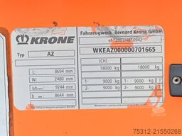 Krone AZ  Alufelgen BDF 50%-Reifen