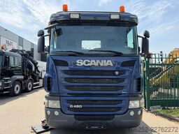 Scania G480 6x4 PRITSCHE + (31m) KRAN HMF 4720 K7 + JI...