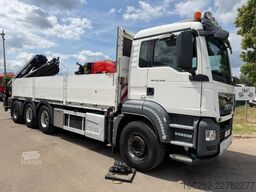 MAN TGS 35.440 8x4 TRIDEM PRITSCHE + KRAN HIAB 288 ...