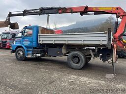 SCANIA T112 DREISEITENKIPPER+KRAN PK14500B*1982*
