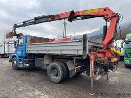 SCANIA T112 DREISEITENKIPPER+KRAN PK14500B*1982*