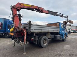 SCANIA T112 DREISEITENKIPPER+KRAN PK14500B*1982*