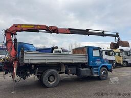 SCANIA T112 DREISEITENKIPPER+KRAN PK14500B*1982*