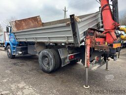 SCANIA T112 DREISEITENKIPPER+KRAN PK14500B*1982*