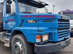 SCANIA T112 DREISEITENKIPPER+KRAN PK14500B*1982*