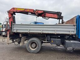 SCANIA T112 DREISEITENKIPPER+KRAN PK14500B*1982*