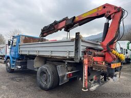 SCANIA T112 DREISEITENKIPPER+KRAN PK14500B*1982*