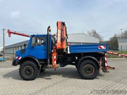 UNIMOG U 427 4x4 / Kran Atlas 130 / Winde