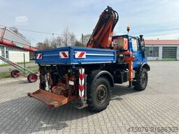 UNIMOG U 427 4x4 / Kran Atlas 130 / Winde