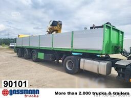  Baustoff-Auflieger, Rollkran Kennis 14R,