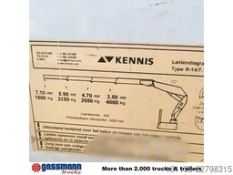  Baustoff-Auflieger, Rollkran Kennis 14R,