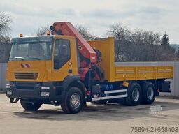 IVECO TRAKKER 350 * PRITSCHE 6,00* PK 44002+FUNK*6x4