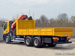 IVECO TRAKKER 350 * PRITSCHE 6,00* PK 44002+FUNK*6x4