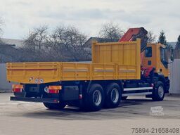IVECO TRAKKER 350 * PRITSCHE 6,00* PK 44002+FUNK*6x4